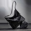 Flower handbag original design tote bag niche soft bag